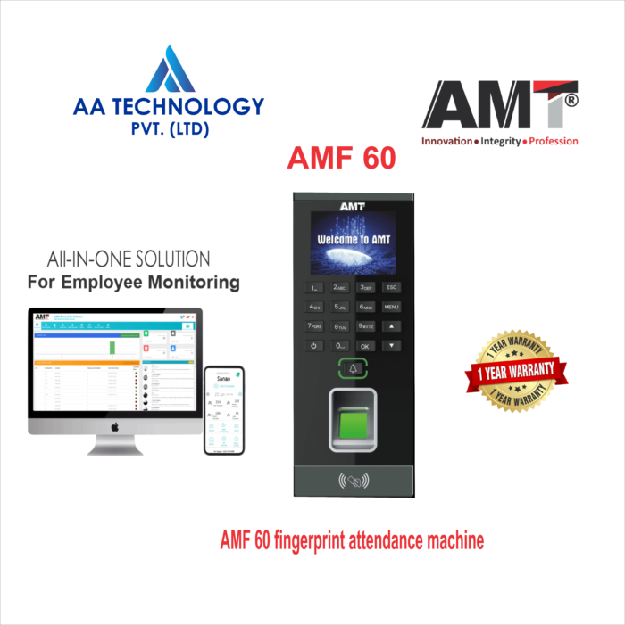 AMF 60 fingerprint attendance machine – AA Technology Pvt Ltd